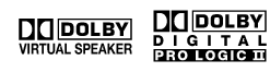 Dolby Virtual Speaker and Dolby Digital ProLogic II