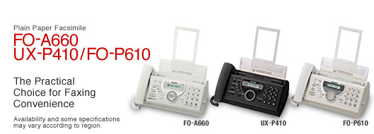 FO-A660 and UX-P410/FO-P610